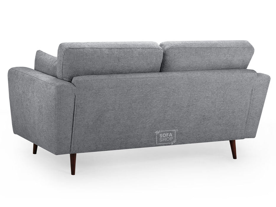 2 Seater Fabric Sofa in Beige Or Grey - Zenith