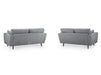 3+2 Seater Fabric Sofa in Beige Or Grey - Zenith