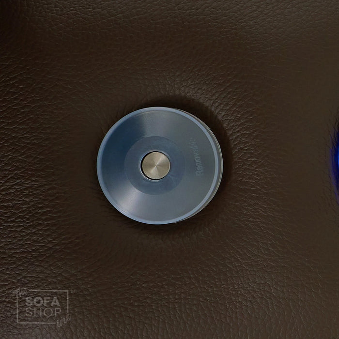 Real Leather 2+1 Electric Recliner Cinema Sofa Set in Dark Brown | 2 Piece Sofa Set with Massage, USB Ports, Cup Holders, Storage Boxes & Wireless Charger | Capri | The Sofa Shop