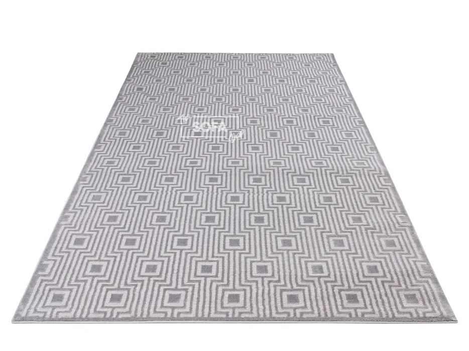 Grey Rug Woven Fabric in Small, Medium & Large Sizes - Altea