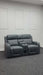 Venice Series One in Grey Leather Cinema Sofas - Small 3 Scuffs At The Back - Ex Display Sofas 297