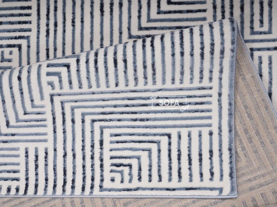 Small Rug Multi Coloured in Woven Fabric - Martos