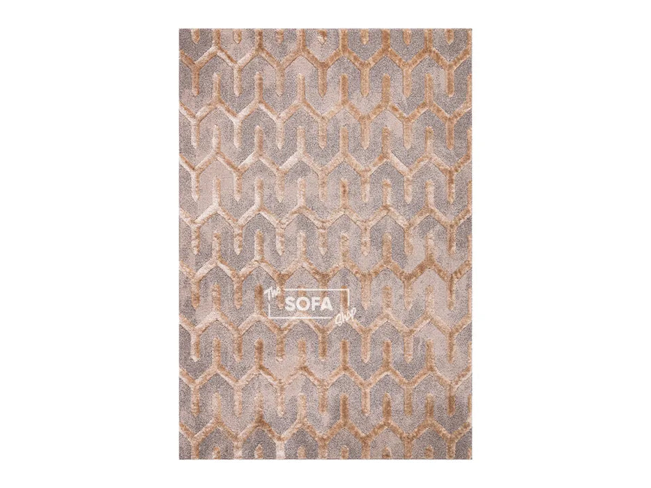 Beige Rug Woven Fabric in Small, Medium & Large Sizes - Soria