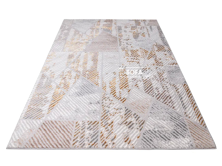 Gold Rug Woven Fabric in Small, Medium & Large Sizes - Caravaca