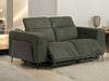 2 Seater Reclining Sofa with Electric Recliners | Cinema Sofa - Emerald Green - 7