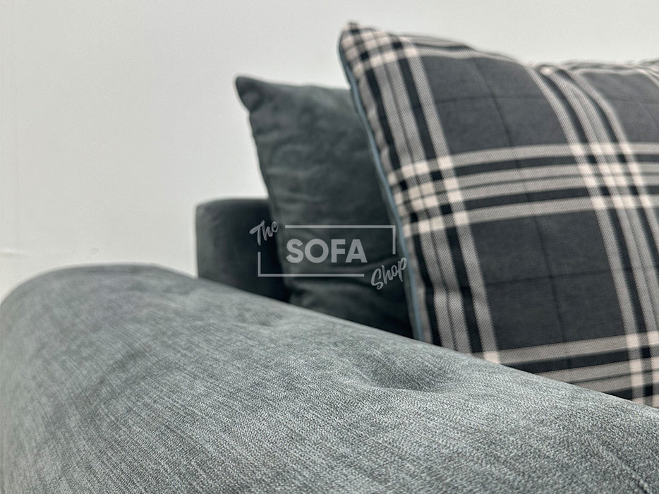 Verona Grey Fabric Chair - Second Hand Sofas