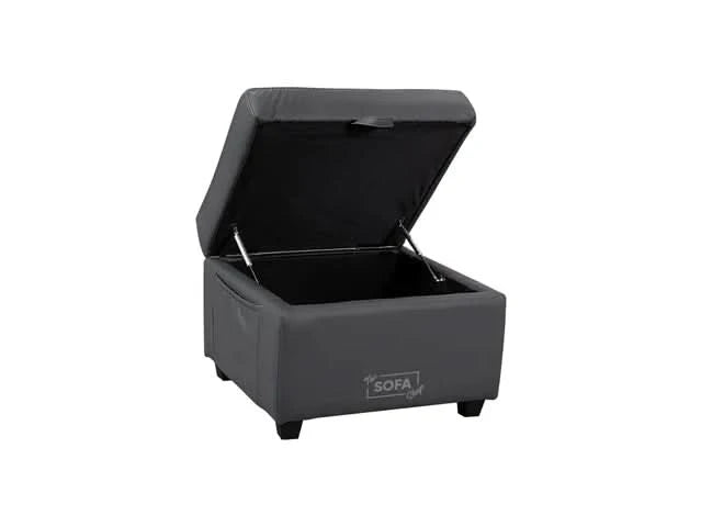 2-Seater Electric Recliner with Power, Massage, and Console | Smart Cinema Sofa in Grey Leather | Venice | Sofa Sale