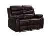 2 Seater Recliner Sofa in Brown Leather | Sortino | Sofa Sale