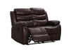 2 Seater Recliner Sofa in Brown Leather | Sortino | Sofa Sale