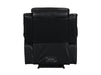back picture of manual recliner chair in black leather | Sorrento
